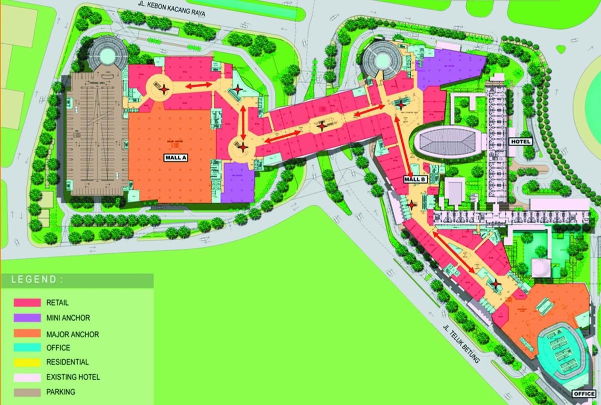 地図グランドインドネシアモール