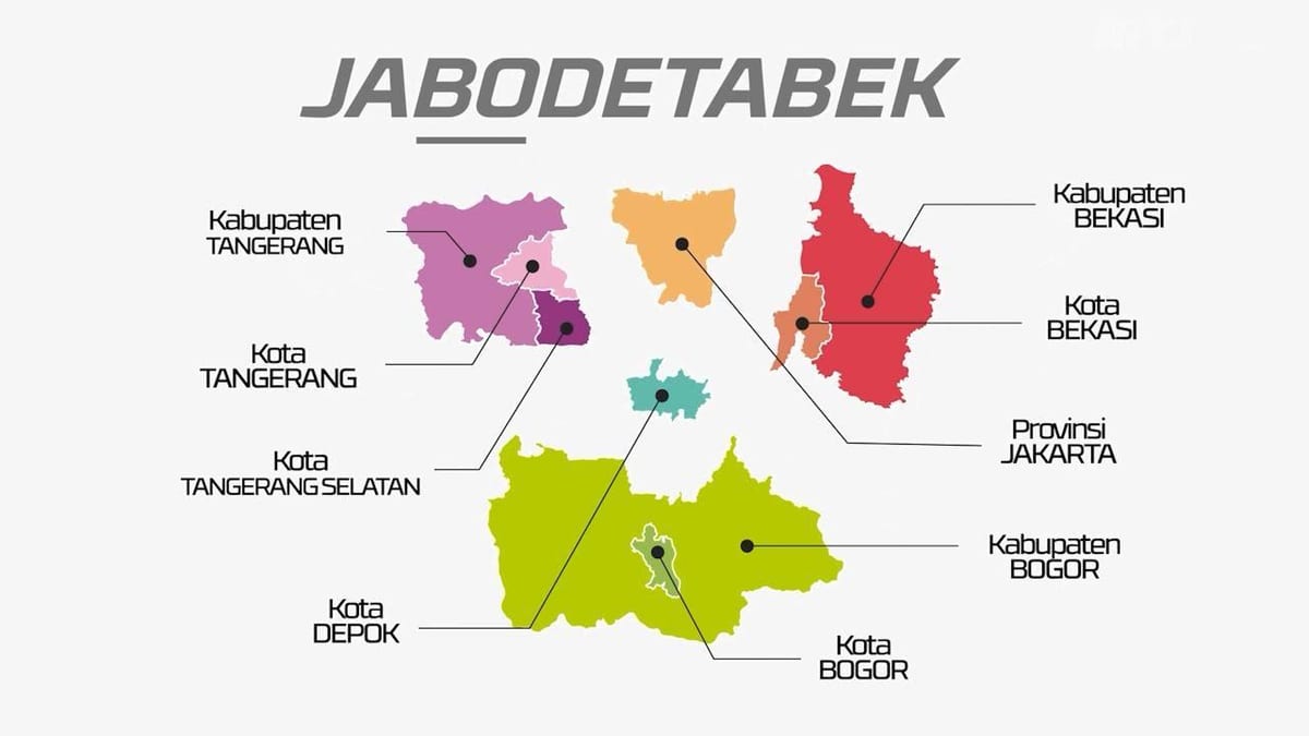 地図jabodetabek
