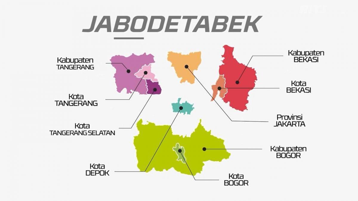 地図jabodetabek