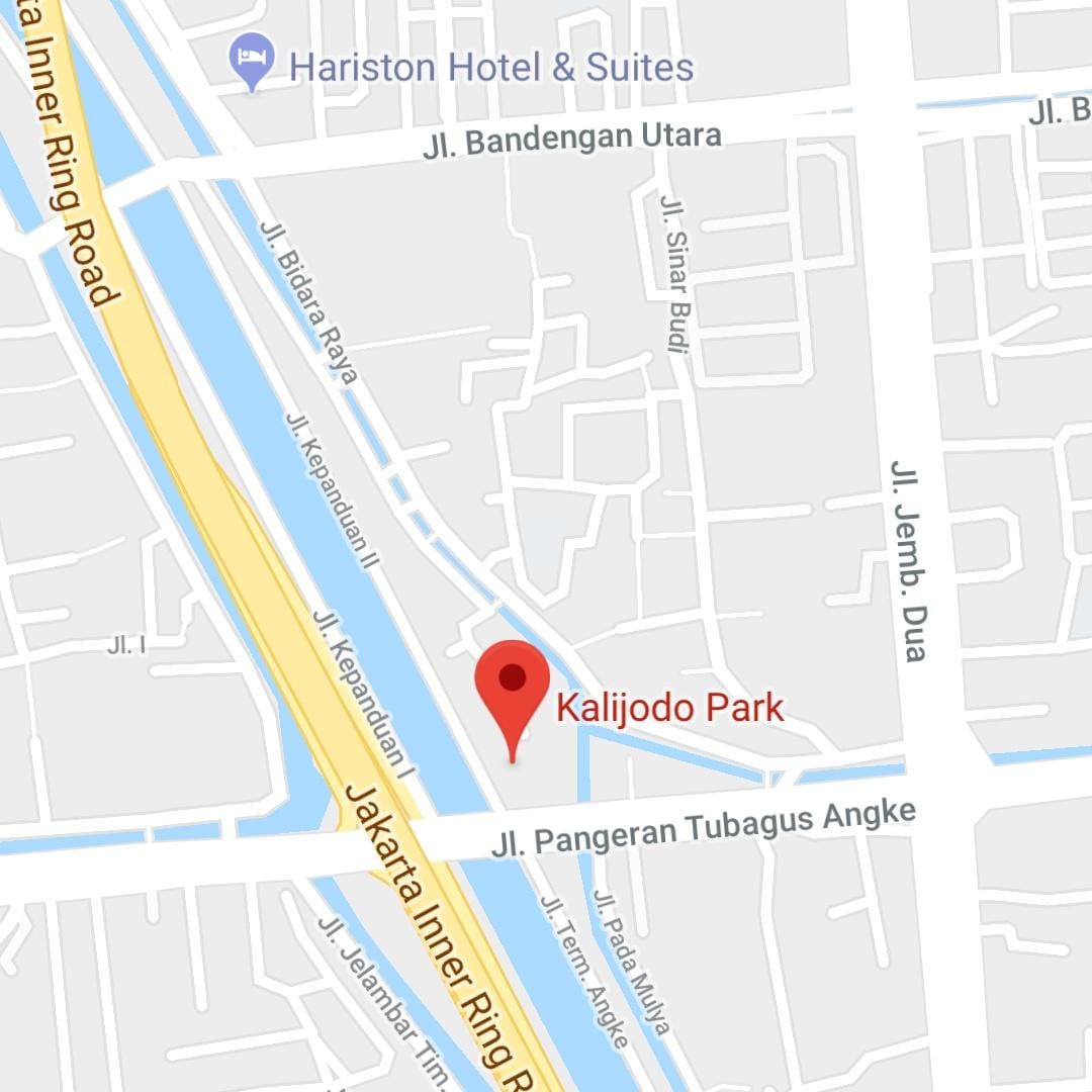 地図kalijodoジャカルタ