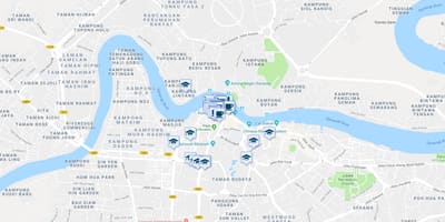 ガンビルの地図