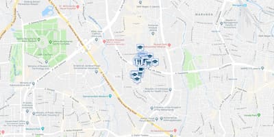 地図の対応がテキパキとしていました。ジャカルタ