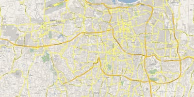 地図の道ジャカルタ