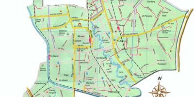 地図Jakarta pusat