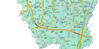 地図Jakarta selatan