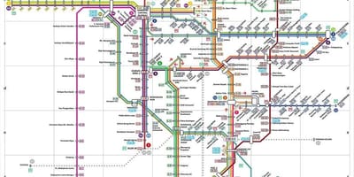 地図トランスジャカルタ