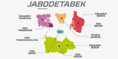地図jabodetabek