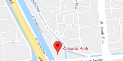 地図kalijodoジャカルタ