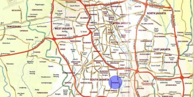 地図kemangジャカルタ